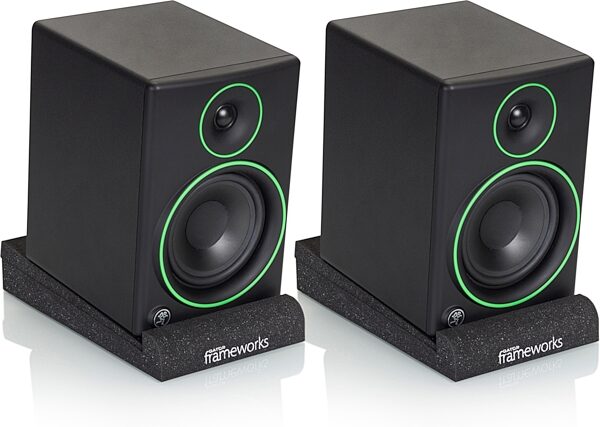 open zoom image for Gator GFW-ISOPAD Studio Monitor Isolation Pads, Small, GFW-ISOPAD-SM, Action Position Side
