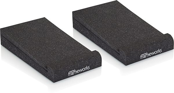 open zoom image for Gator GFW-ISOPAD Studio Monitor Isolation Pads, Small, GFW-ISOPAD-SM, Action Position Side
