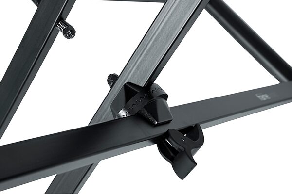 open zoom image for Gator Frameworks GFW-KEY-2000X Deluxe X-Style Keyboard Stand, New, Action Position Back