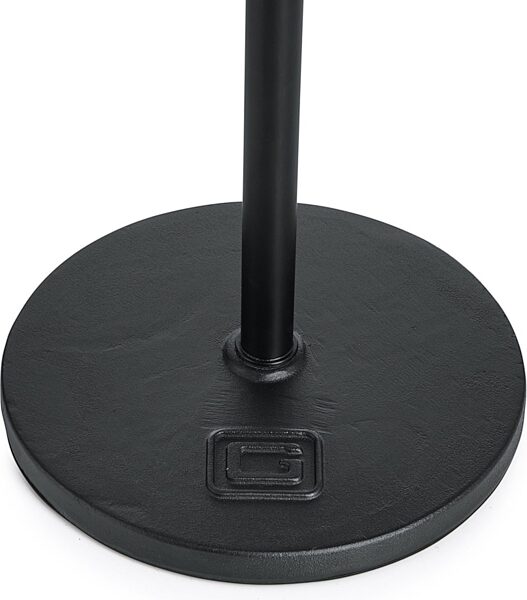 open zoom image for Gator Round Base Microphone Stand, Single Stand, 10 inch base, GFW-MIC-1000, Base Detail