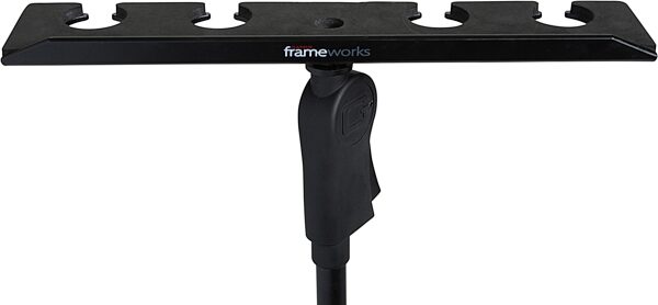open zoom image for Gator GFW-MIC-4TRAY Multi-Microphone Holder Tray, New, Detail Side
