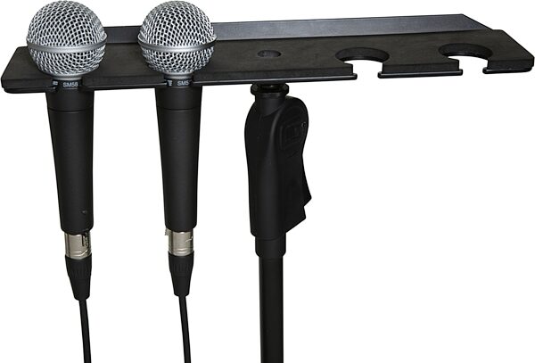 open zoom image for Gator GFW-MIC-4TRAY Multi-Microphone Holder Tray, New, Detail Side