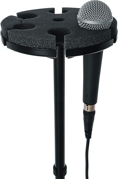 open zoom image for Gator GFW-MIC-6TRAY Multi-Microphone Holder Tray, New, Action Position Back