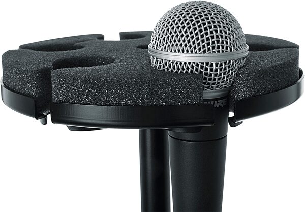 open zoom image for Gator GFW-MIC-6TRAY Multi-Microphone Holder Tray, New, Action Position Back