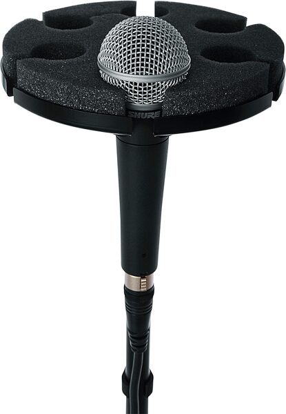 open zoom image for Gator GFW-MIC-6TRAY Multi-Microphone Holder Tray, New, Action Position Side