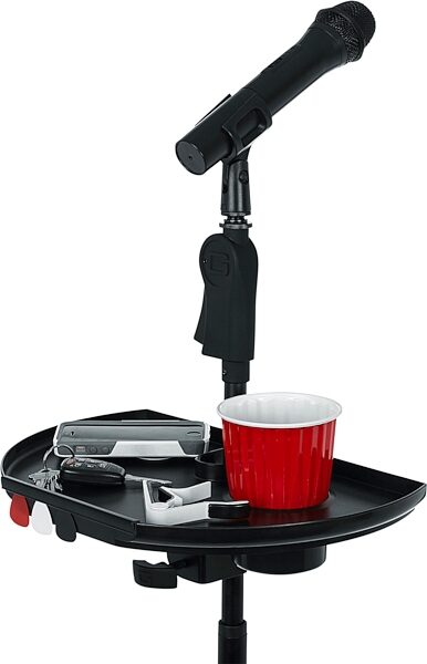 open zoom image for Gator GFW-MICACCTRAYXL XL Mic Stand Accessory Tray, New, Detail Side