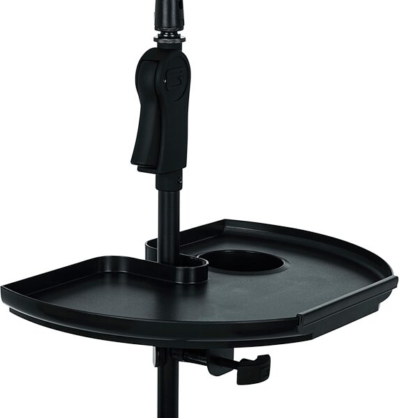 open zoom image for Gator GFW-MICACCTRAYXL XL Mic Stand Accessory Tray, New, Detail Side