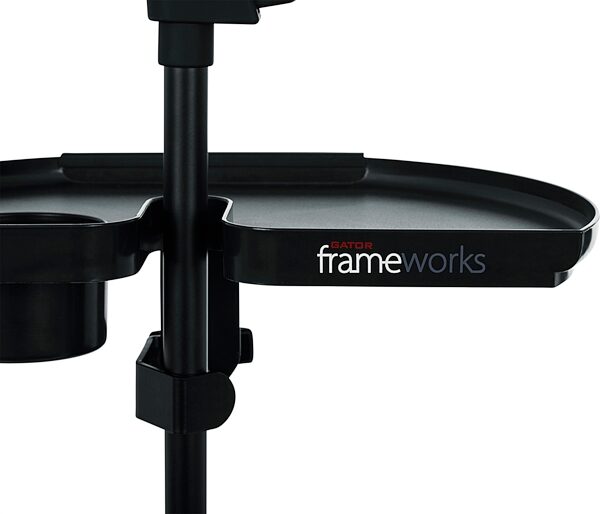 open zoom image for Gator GFW-MICACCTRAYXL XL Mic Stand Accessory Tray, New, Detail Side