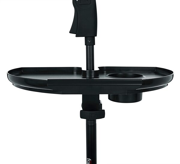 open zoom image for Gator GFW-MICACCTRAYXL XL Mic Stand Accessory Tray, New, Detail Side
