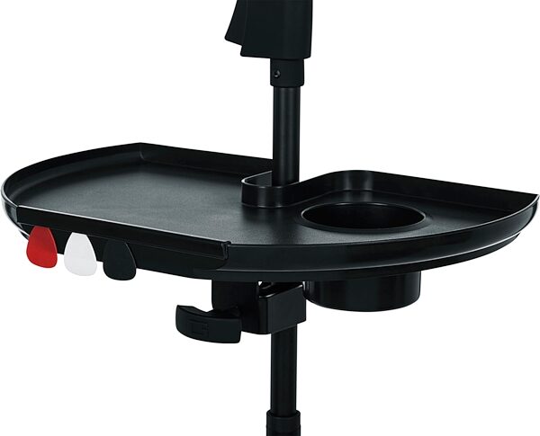 open zoom image for Gator GFW-MICACCTRAYXL XL Mic Stand Accessory Tray, New, Detail Side