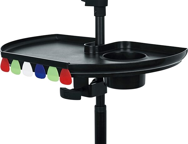 open zoom image for Gator GFW-MICACCTRAYXL XL Mic Stand Accessory Tray, New, Detail Side