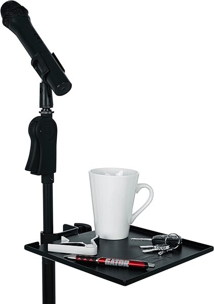 open zoom image for Gator GFW-SHELF0909 Frameworks Microphone Accessory Shelf, New, Detail Side