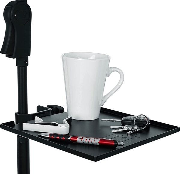 open zoom image for Gator GFW-SHELF0909 Frameworks Microphone Accessory Shelf, New, Detail Side