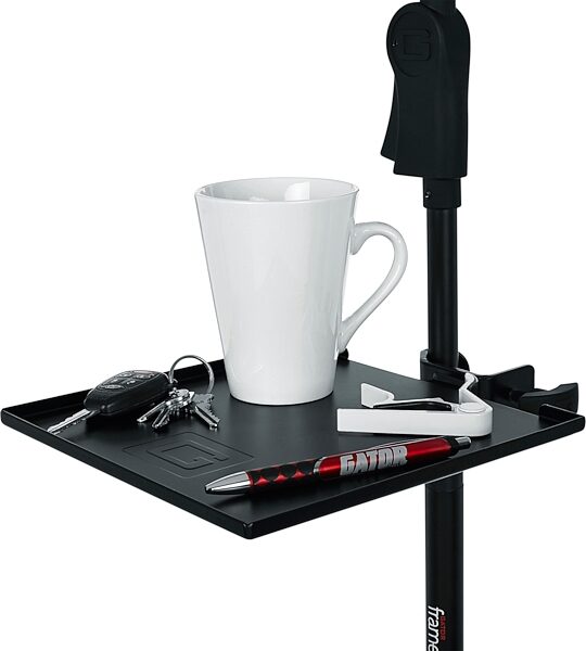 open zoom image for Gator GFW-SHELF0909 Frameworks Microphone Accessory Shelf, New, Detail Side