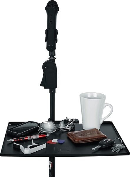 open zoom image for Gator GFW-SHELF1511 Frameworks Microphone Accessory Shelf, New, Detail Side
