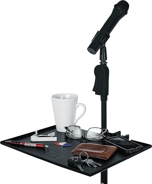 open zoom image for Gator GFW-SHELF1511 Frameworks Microphone Accessory Shelf, New, Main