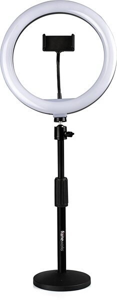 open zoom image for Gator Frameworks Desktop Ring Light with Phone Clamp, Open Box (Like New), Action Position Back