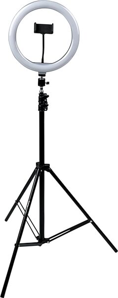 open zoom image for Gator Frameworks Ring Light Tripod with Phone Clamp, New, Action Position Back