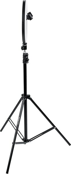 open zoom image for Gator Frameworks Ring Light Tripod with Phone Clamp, New, Action Position Back