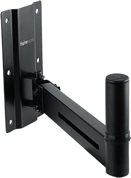 open zoom image for Gator GFW-SPK-WM100 Wall Mount Speaker Stands, Pair, Black, Action Position Back