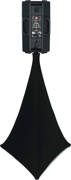 open zoom image for Gator GFW-TRIPODSCRIM Tripod 360 Stand Scrim, Black, Action Position Side