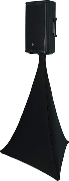 open zoom image for Gator GFW-TRIPODSCRIM Tripod 360 Stand Scrim, Black, Action Position Side