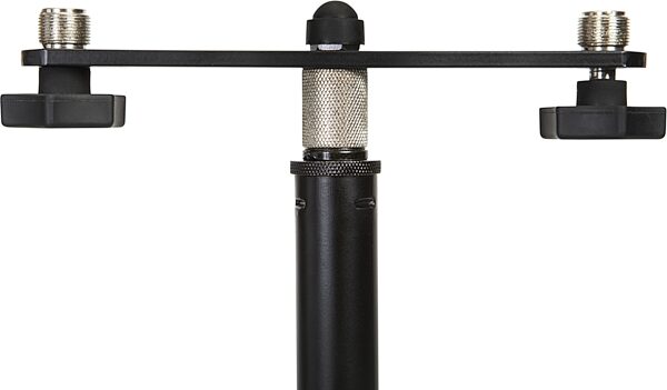 open zoom image for Gator GFWMIC1TO2 Frameworks 1-To-2 Stereo Mic Mount Bar, New, Action Position Side