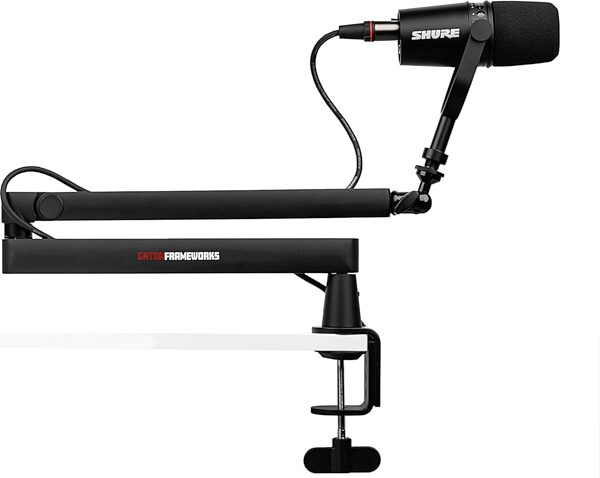 open zoom image for Gator GFWMICBCBM2500 Frameworks Low-Profile Broadcast Microphone Boom Arm, New, Action Position Back