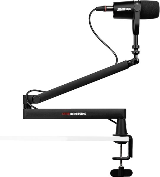 open zoom image for Gator GFWMICBCBM2500 Frameworks Low-Profile Broadcast Microphone Boom Arm, New, Action Position Back
