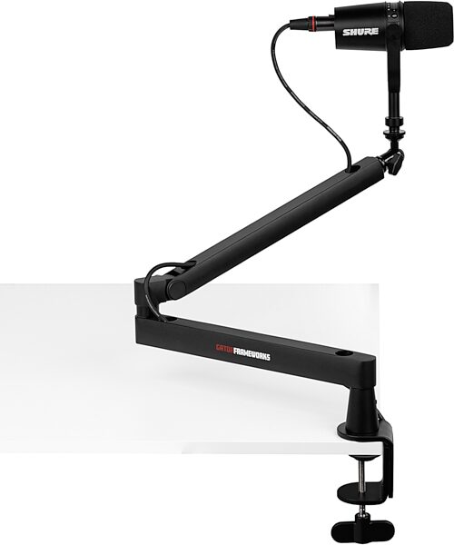 open zoom image for Gator GFWMICBCBM2500 Frameworks Low-Profile Broadcast Microphone Boom Arm, New, Action Position Back