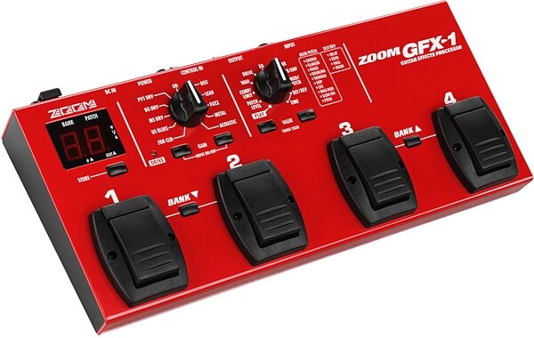open zoom image for Zoom GFX1 Guitar Multi-Effects Pedal, Angle