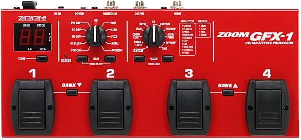 open zoom image for Zoom GFX1 Guitar Multi-Effects Pedal, Main
