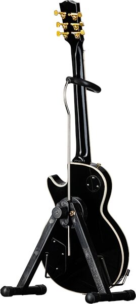 open zoom image for Gibson Axe Heaven Mini Replica Guitars, Les Paul Custom Ebony, Action Position Back