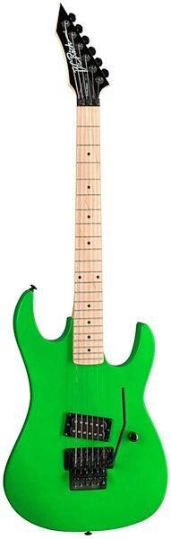 open zoom image for BC Rich Gunslinger Retro Electric Guitar with Floyd Rose Tremolo, Neon Green
