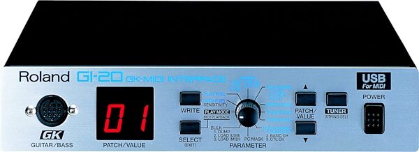 open zoom image for Roland GI20 GK MIDI Interface with USB MIDI, Main