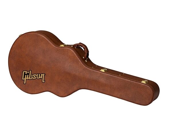 open zoom image for Gibson J-185 Jumbo Hardshell Acoustic Guitar Case, Original Brown, Open Box (Very Good), view