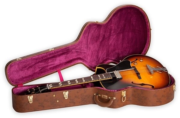 open zoom image for Gibson 1959 ES-175D Double Pickup Electric Guitar (with Case), Vintage Burst - In Case