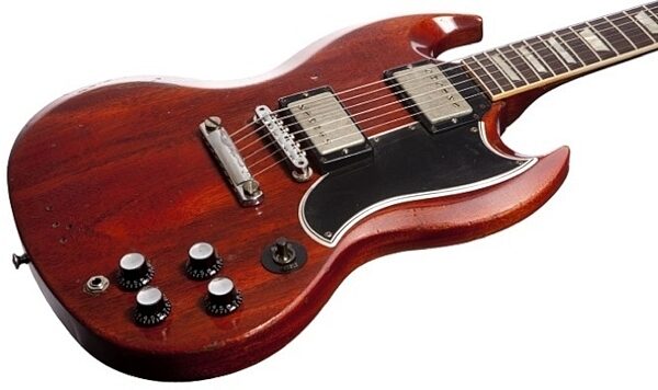 open zoom image for Gibson Custom Shop Dickey Betts SG Standard Electric Guitar with Case, Angle