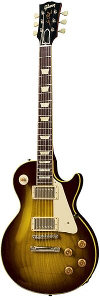 open zoom image for Gibson Custom Shop Historic 1958 Les Paul Plain Top VOS Electric Guitar (with Case), Faded Tobacco