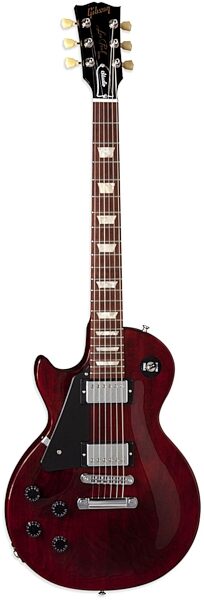 open zoom image for Gibson Les Paul Studio Left-Handed Electric Guitar, with Case, Wine Red with Chrome Hardware