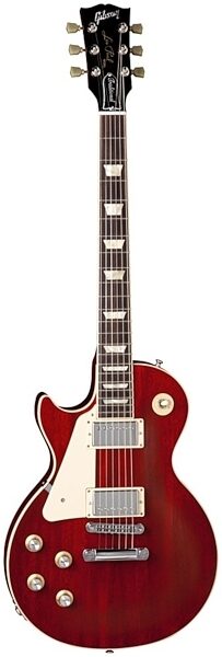 open zoom image for Gibson Les Paul Traditional Mahogany Satin Left-Handed Electric Guitar, with Case, Satin Cherry