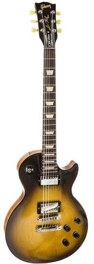 open zoom image for Gibson Les Paul '60s Tribute Min-ETune Electric Guitar (with Gig Bag), Vintage Sunburst