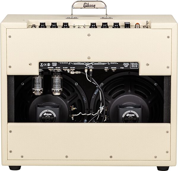 open zoom image for Gibson Dual Falcon 20 Guitar Combo Amplifier (2/6/15 Watts, 2x10"), New, Action Position Back