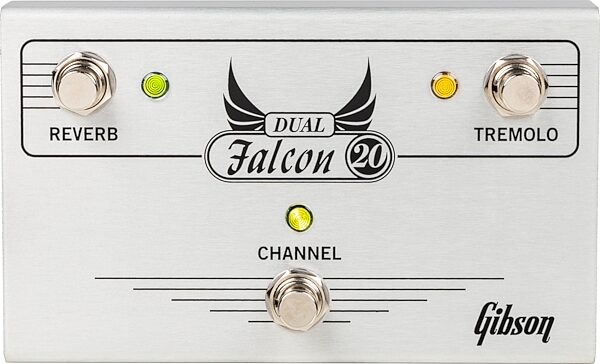 open zoom image for Gibson Dual Falcon 20 Guitar Combo Amplifier (2/6/15 Watts, 2x10"), New, Action Position Back