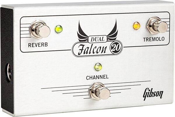 open zoom image for Gibson Dual Falcon 20 Guitar Combo Amplifier (2/6/15 Watts, 2x10"), New, Action Position Back