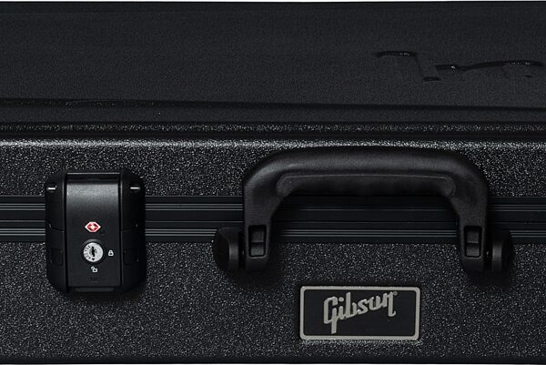 open zoom image for Gibson Deluxe Protector Explorer Electric Guitar Case, Black, Action Position Back