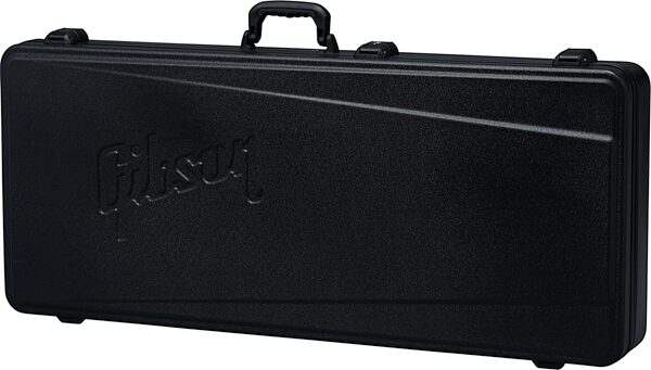 open zoom image for Gibson Deluxe Protector Flying V Electric Guitar Case, Black, Action Position Back