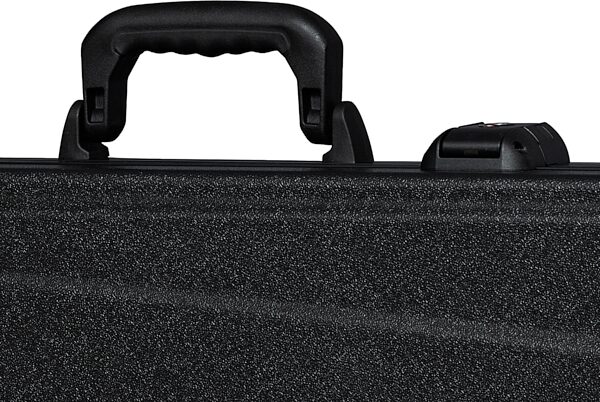 open zoom image for Gibson Deluxe Protector Flying V Electric Guitar Case, Black, Action Position Back