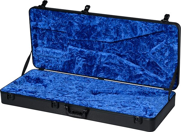open zoom image for Gibson Deluxe Protector Flying V Electric Guitar Case, Black, Action Position Back