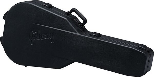 open zoom image for Gibson Deluxe Protector J-185 Acoustic Guitar Case, Black, Action Position Back